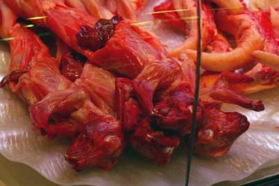 hase kanninchen frisch abgezogen im stueck